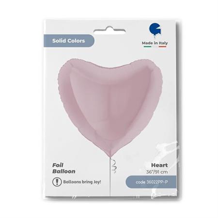 Heart - Pastel Pink 36''