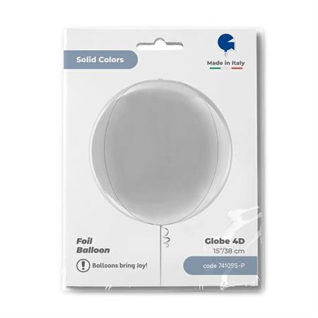 ORBZ GLOBE - SILVER 15'' 38cm