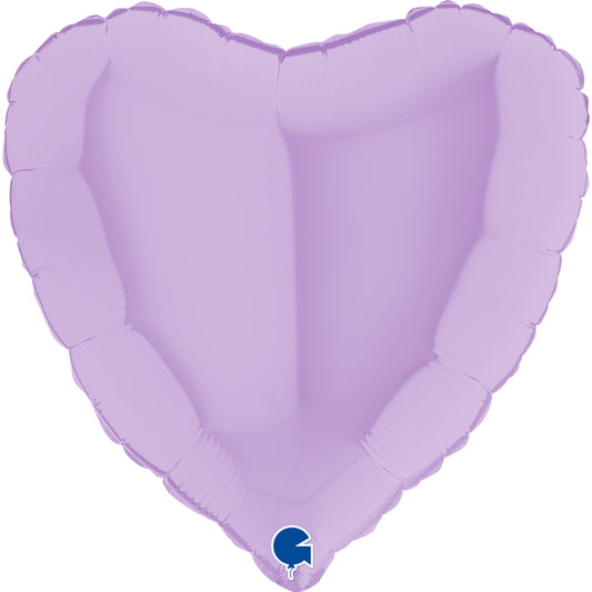Heart Matte Lilac 36''
