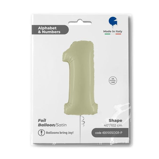 1 - Satin Olive Green 40''