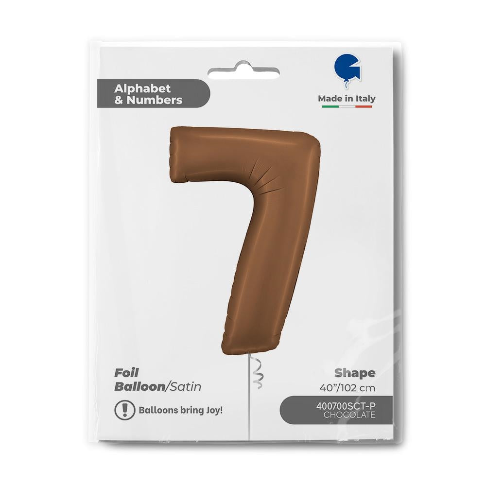 7 - Satin Chocolate 40''
