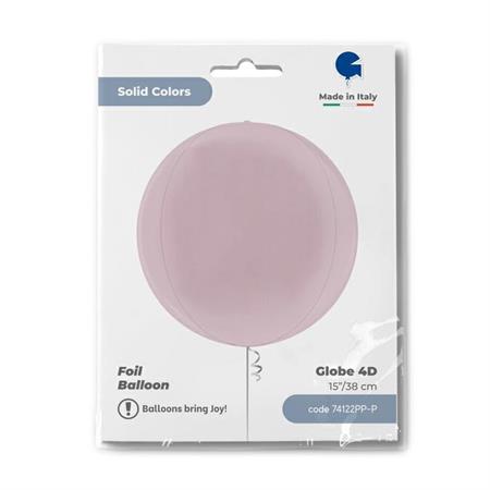 ORBZ GLOBE - PASTEL PINK 15'' 38cm