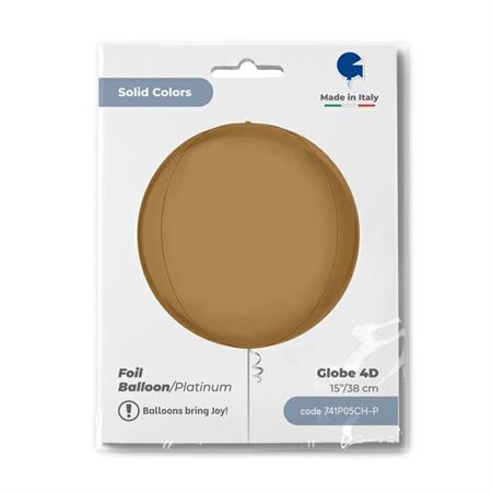 ORBZ GLOBE - PLATINUM CHAMPAGNE 15'' 38cm