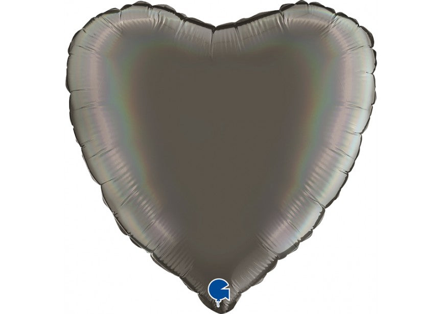 Heart Platinum Grey 36''